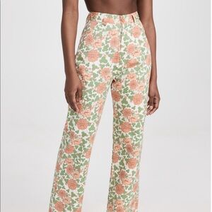 Rollas Floral Heidi Rambling Pants size S